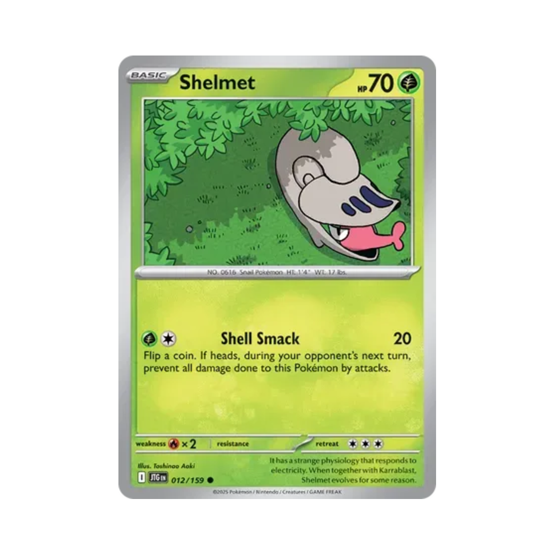 포켓몬 TCG 쪼마리 C 저니 투게더 (영문판)(Pokemon TCG Shelmet C Journey Together (English Ver.)) - 1