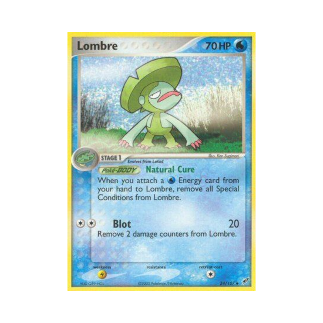 포켓몬 TCG 로토스 U EX 테오키스 (영문판)(Pokemon TCG Lombre U EX Deoxys (English Ver.)) - 1