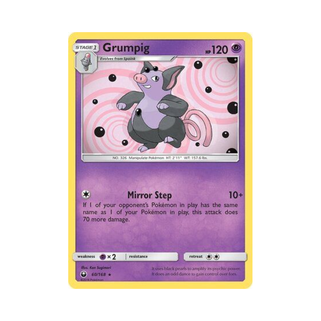 포켓몬 TCG 피그킹 R 셀레스티얼 스톰 (영문판)(Pokemon TCG Grumpig R Celestial Storm (English Ver.)) - 1
