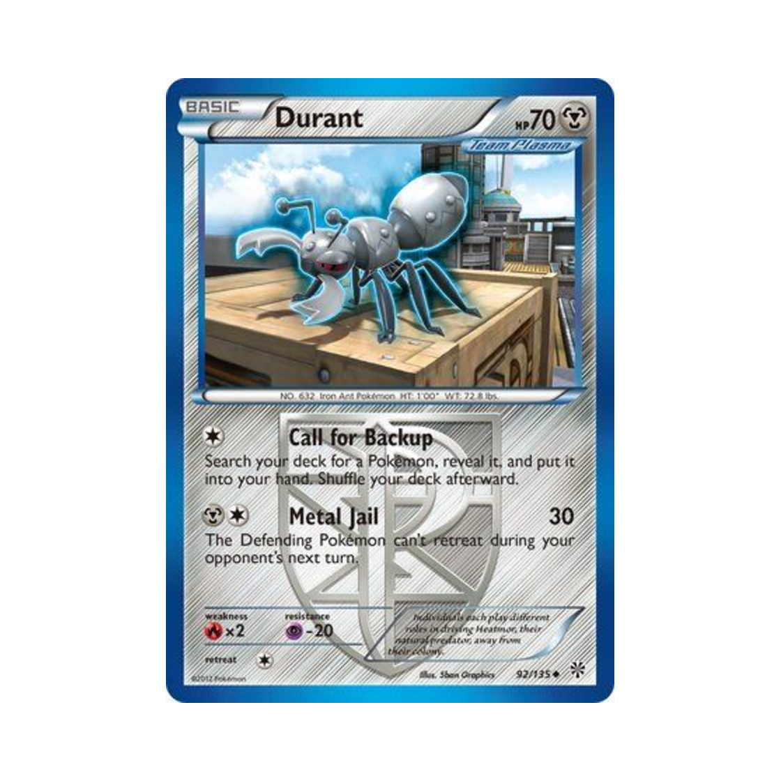 포켓몬 TCG 아이앤트 U 플라스마 스톰 (영문판)(Pokemon TCG Durant U Plasma Storm (English Ver.))