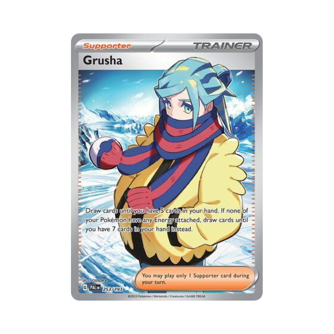 포켓몬 TCG 그루샤 UR 팔데아 이볼브드 (영문판)(Pokemon TCG Grusha UR Paldea Evolved (English Ver.))