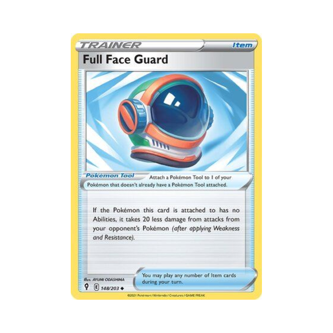 포켓몬 TCG 풀 페이스 가드 U 이볼빙 스카이즈 (영문판)(Pokemon TCG Full Face Guard U Evolving Skies (English Ver.)) - 1