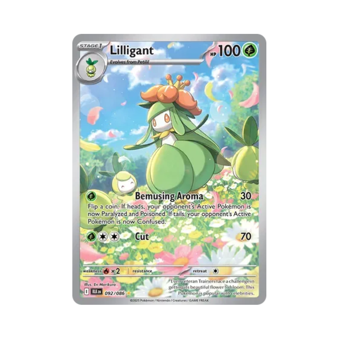 포켓몬 TCG 드레디어 IR 블랙볼트 (영문판)(Pokemon TCG Lilligant IR Black Bolt (English Ver.)) - 1