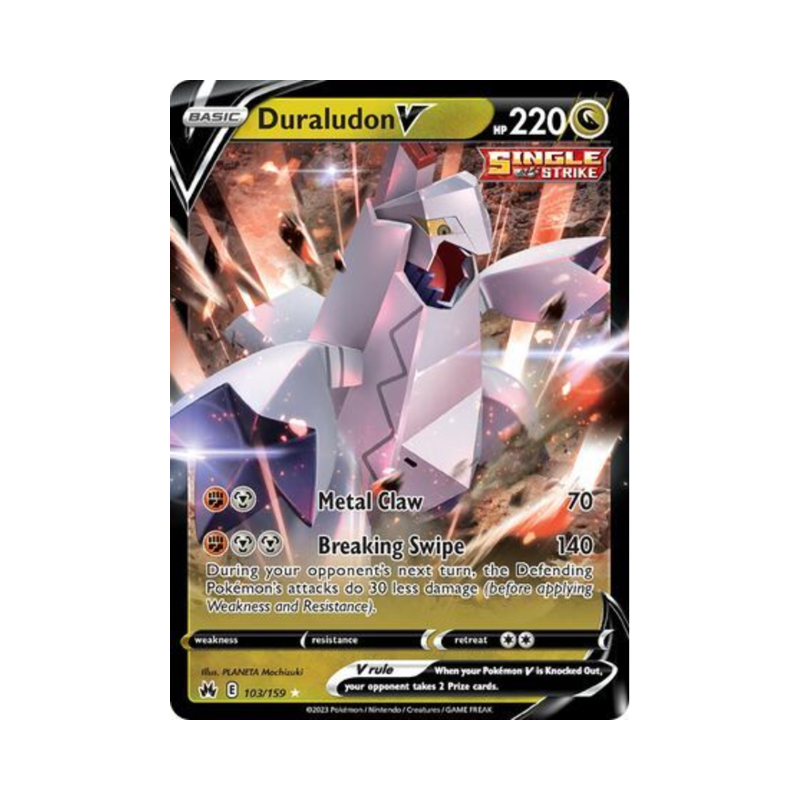 포켓몬 TCG 두랄루돈 V R 크라운 제니스 (영문판)(Pokemon TCG Duraludon V R Crown Zenith (English Ver.)) - 1
