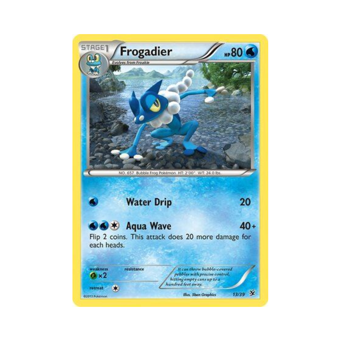 포켓몬 TCG 개굴반장 칼로스 스타터 세트 (영문판)(Pokemon TCG Frogadier Kalos Starter Set (English Ver.))