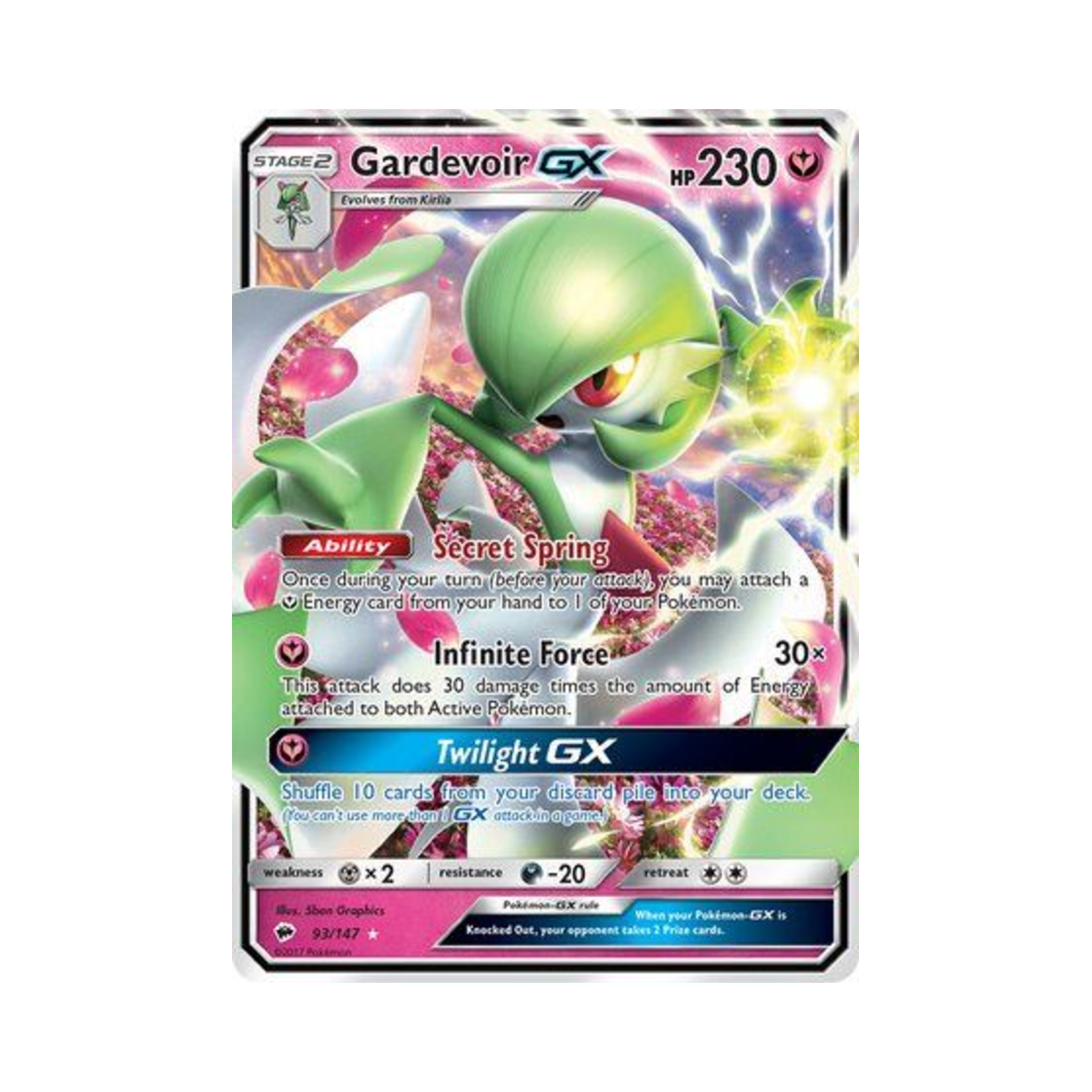포켓몬 TCG 가디안 GX RHG 버닝 쉐도우 (영문판)(Pokemon TCG Gardevoir GX RHG Burning Shadows (English Ver.)) - 1