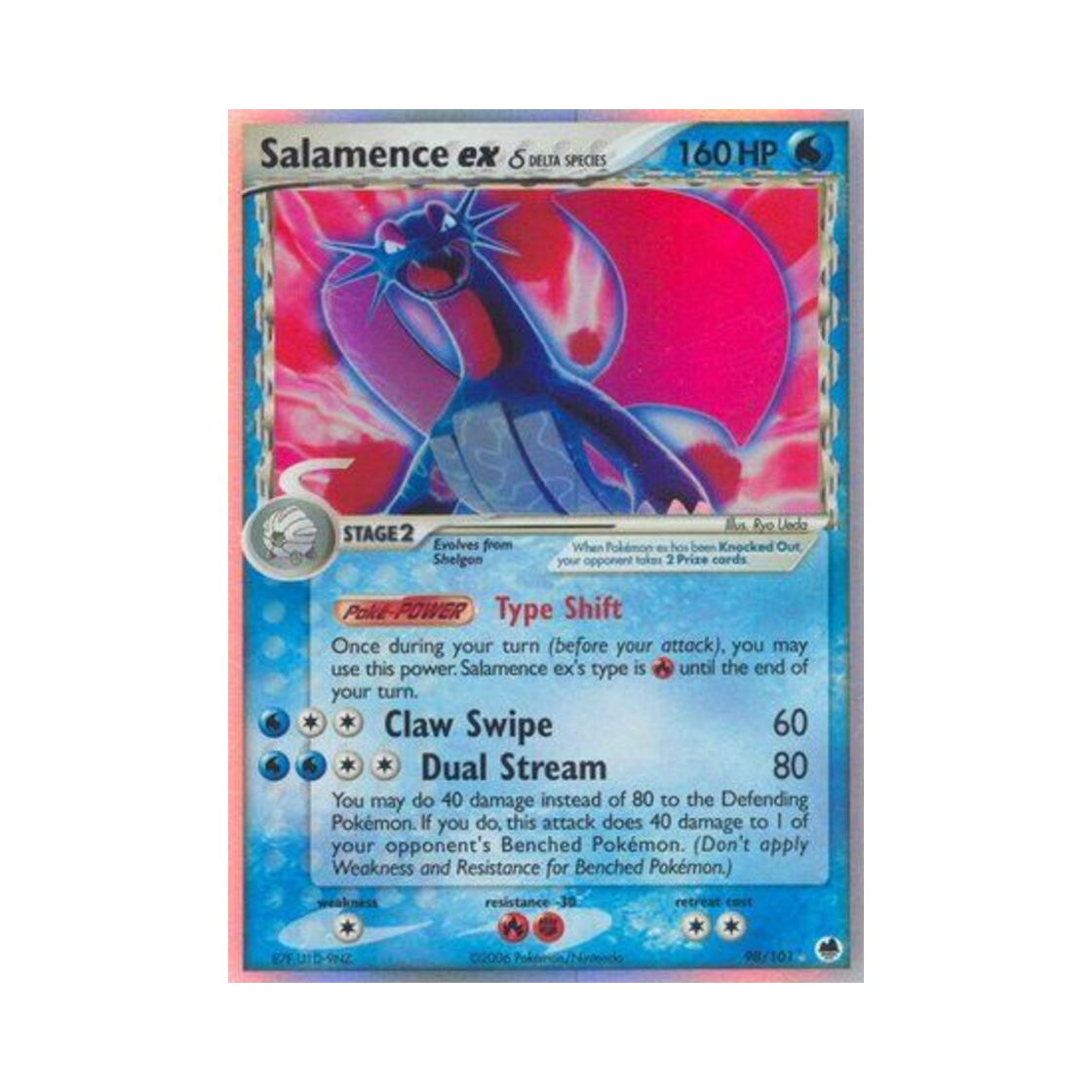 포켓몬 TCG 보만다 ex RHe EX 드래곤 프론티어스 (영문판)(Pokemon TCG Salamence ex RHe EX Dragon Frontiers (English Ver.)) - 1