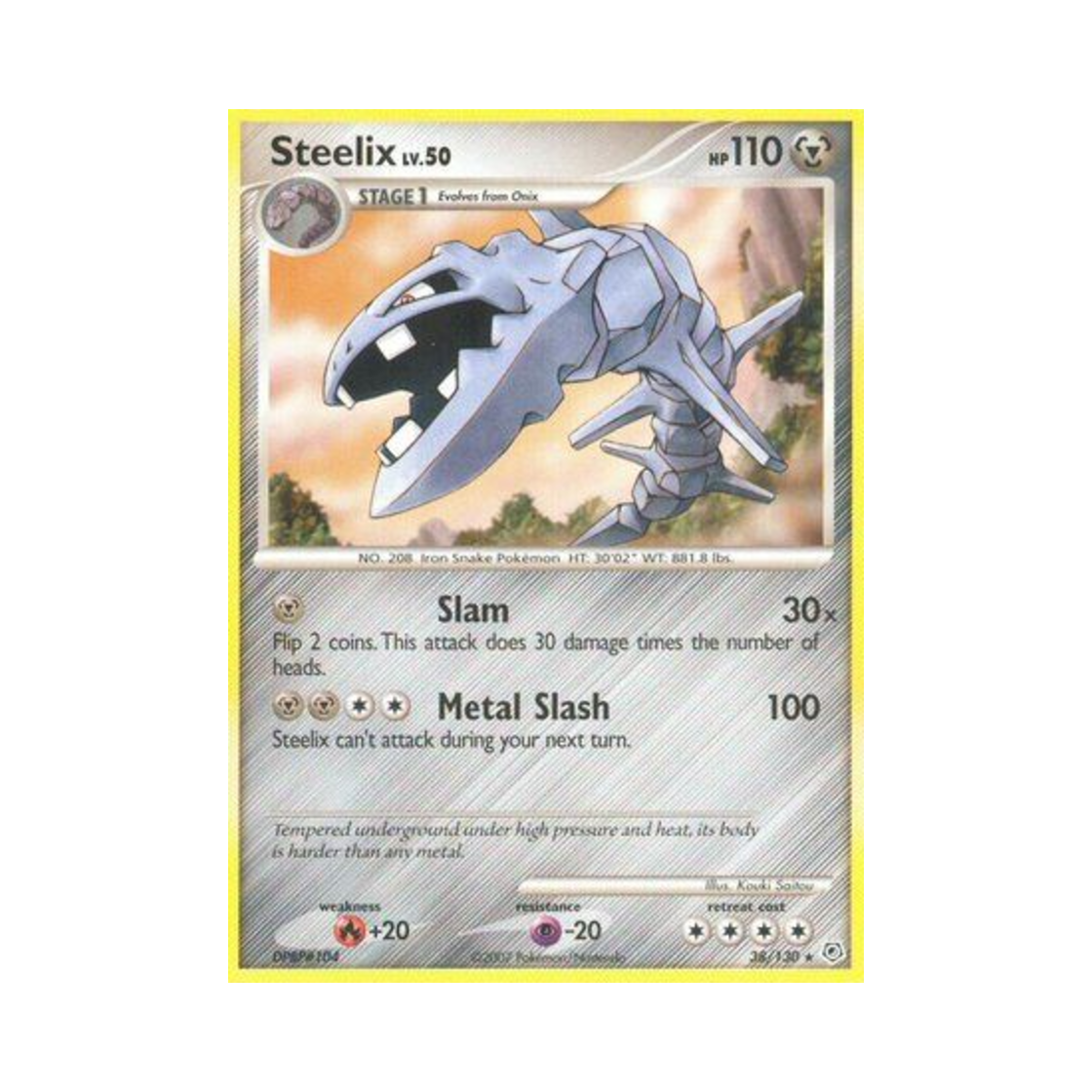 포켓몬 TCG 강철톤 R 다이아몬드 & 펄 (영문판)(Pokemon TCG Steelix R Diamond & Pearl (English Ver.)) - 1