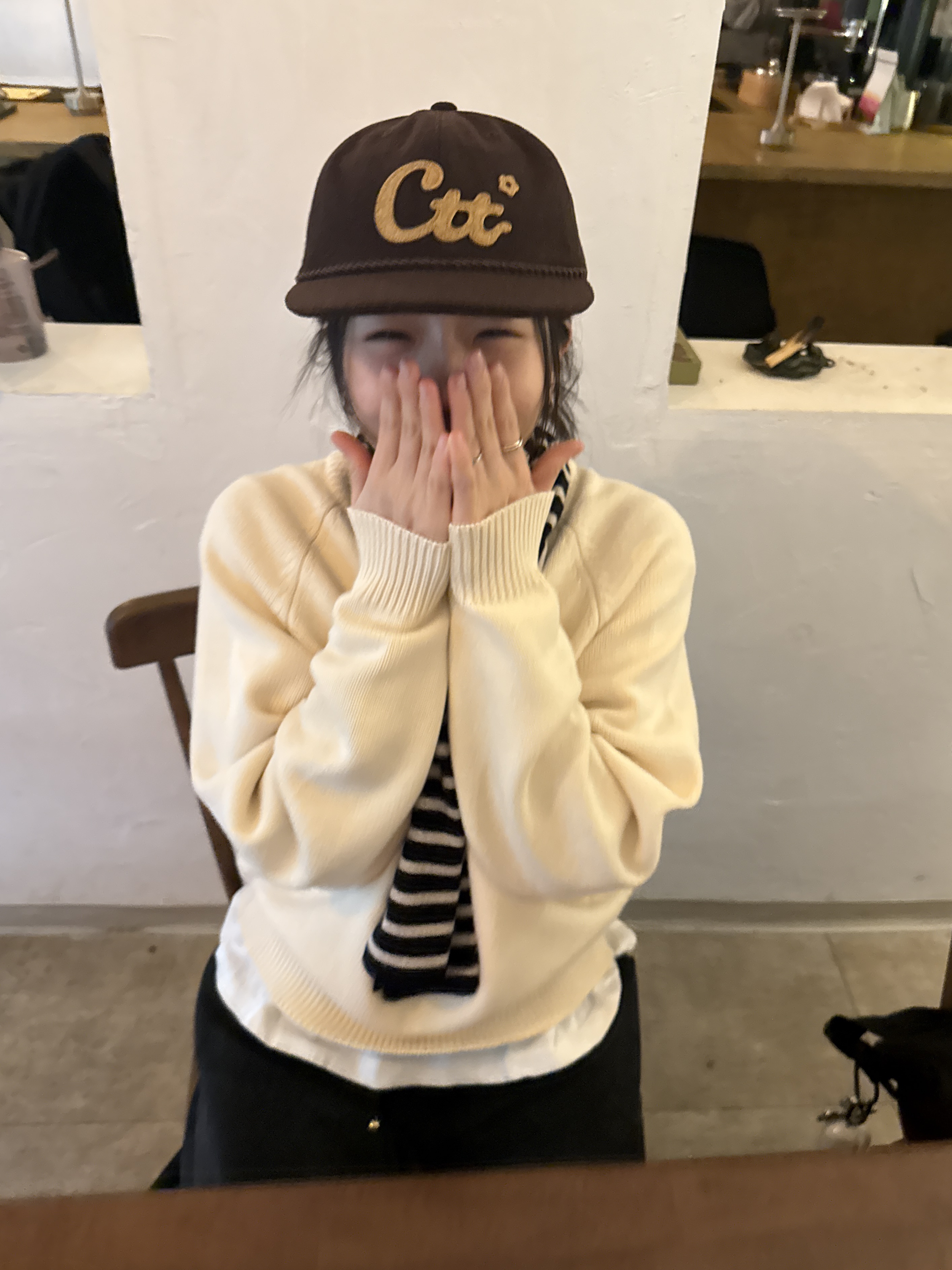 COTTE CTT Melton Wool Rope Cap Brown, Maison Mihara Yasuhiro Peterson OG Sole Canvas Low-top Sneakers Natural 착용 스타일 - 3