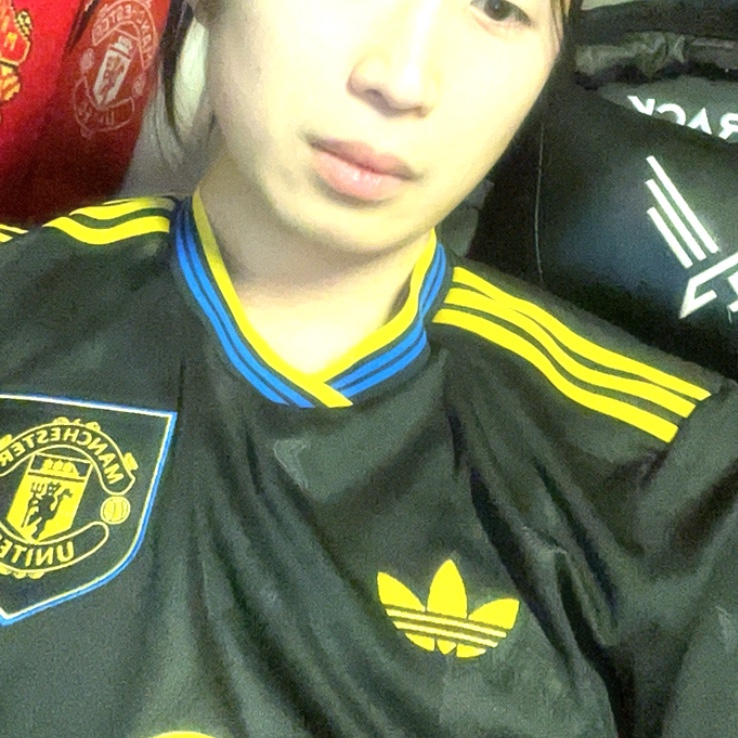 Adidas Manchester United 2025/26 3rd Jersey Black - KR Sizing (Non Marking Ver.) 착용 스타일