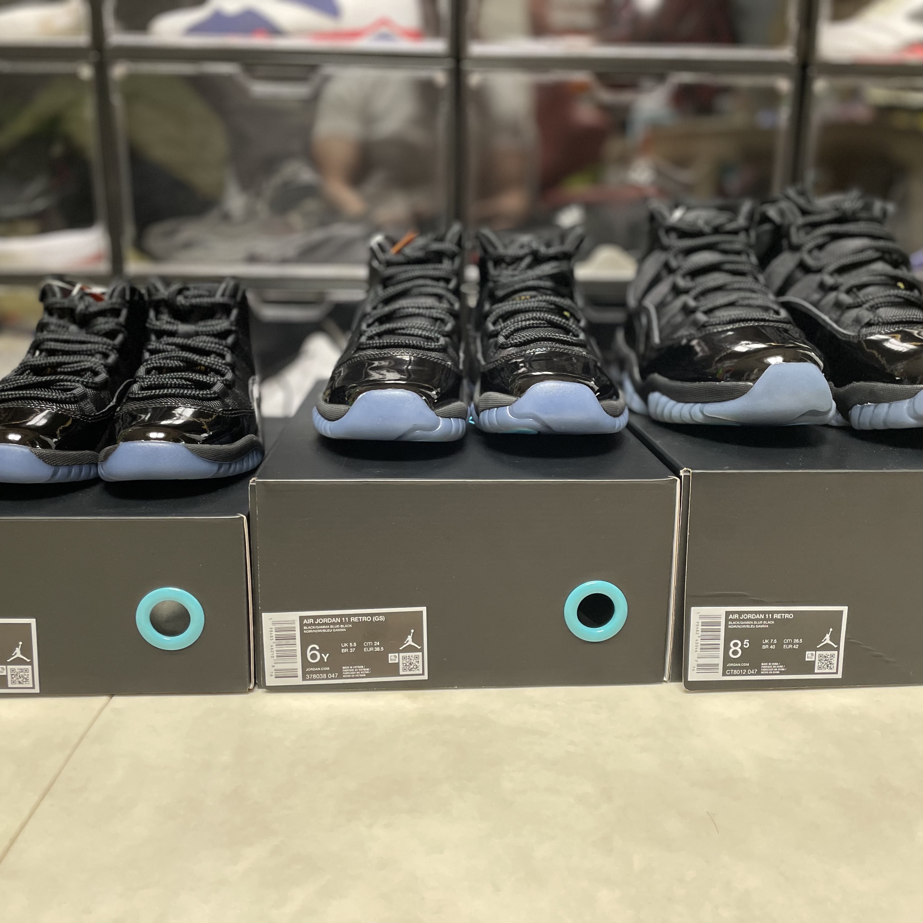 Jordan 11 Retro Gamma, (GS) Jordan 11 Retro Gamma 착용 스타일 - 3
