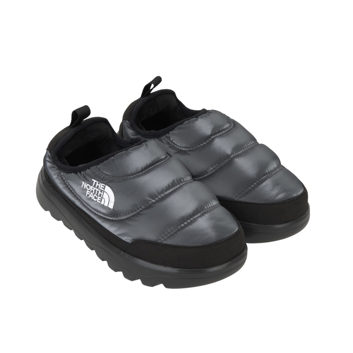 The North Face Dome Slip On Silver Gray - 25FW 착용 스타일 - 1