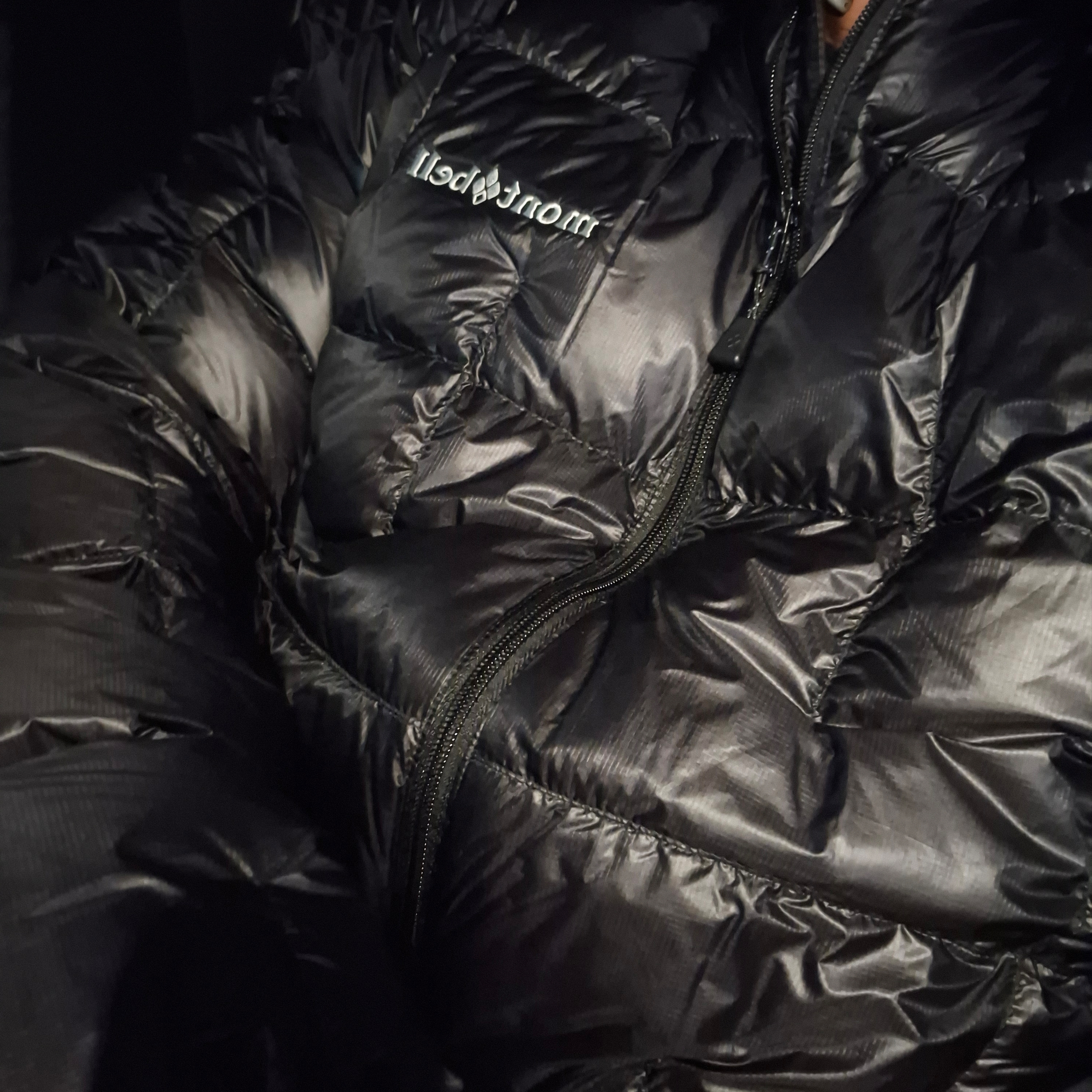 Montbell Plasma 1000 Alpine Down Parka Black 착용 스타일