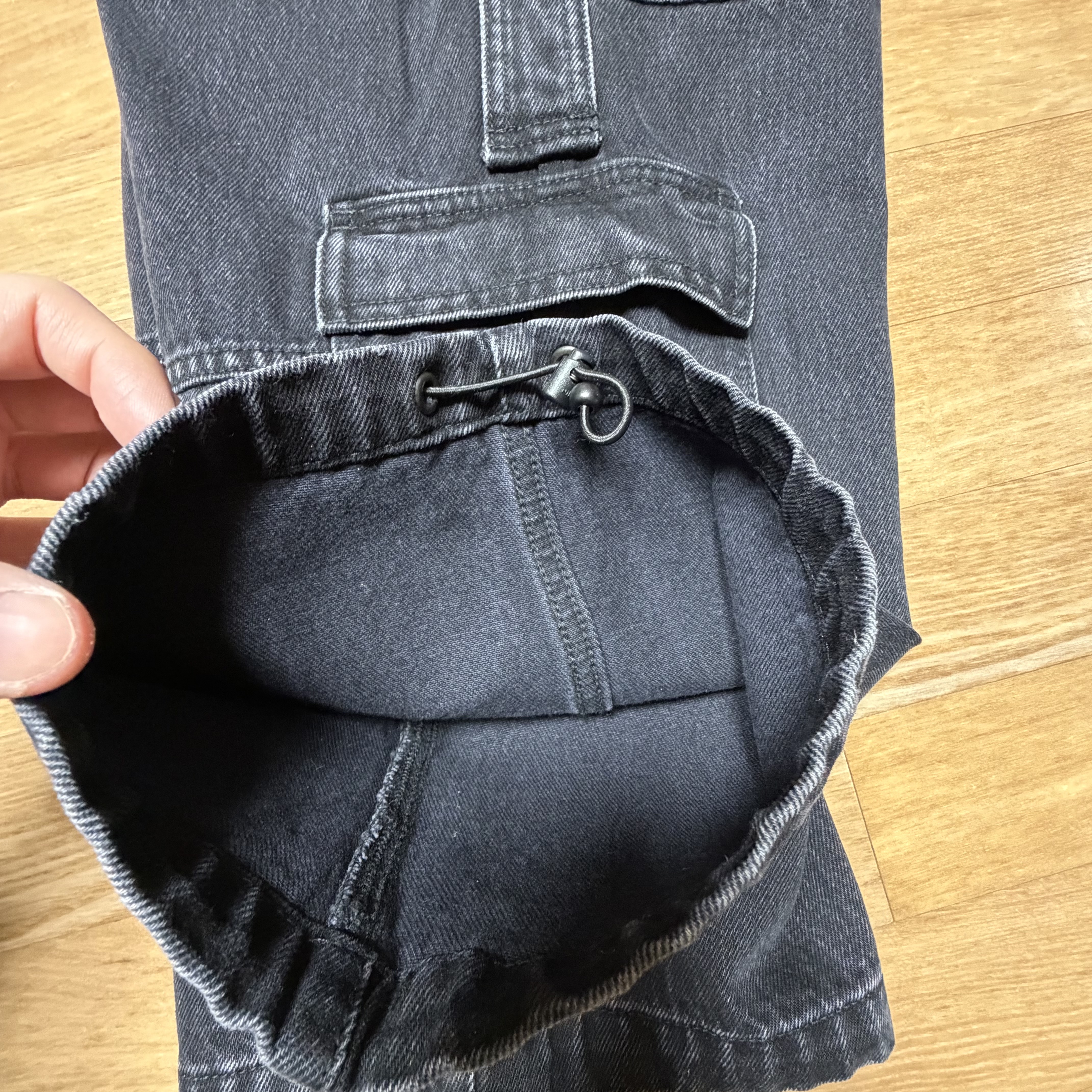 Supreme x Y's by Yohji Yamamoto Denim Utility Pants Washed Black - 25FW 착용 스타일 - 5