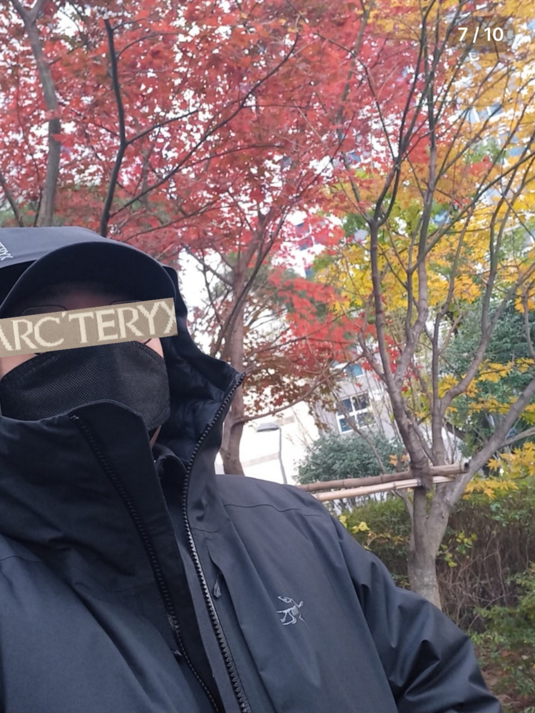 Arc'teryx Bird Word Cap 24K Black, Arc'teryx Atom Heavyweight Hoody Rune 착용 스타일 - 4