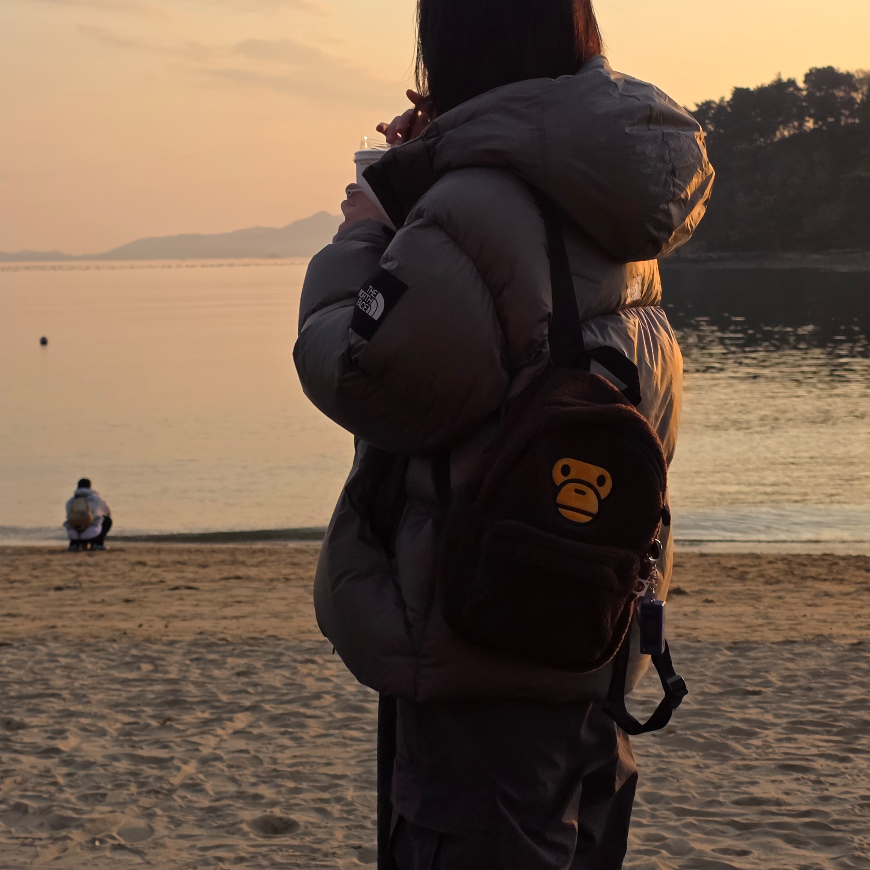 BAPE Baby Milo Mini Fur Backpack Brown, The North Face Project Down Jacket RDS Browne - 25FW 착용 스타일
