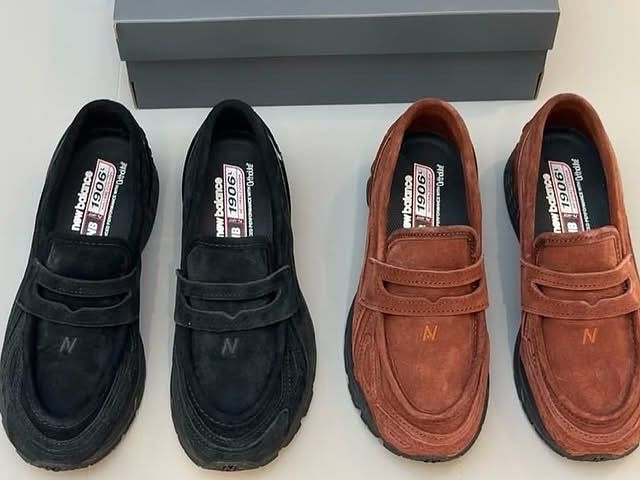 New Balance 1906L Black Black Cement, New Balance 1906L Rich Oak 착용 스타일