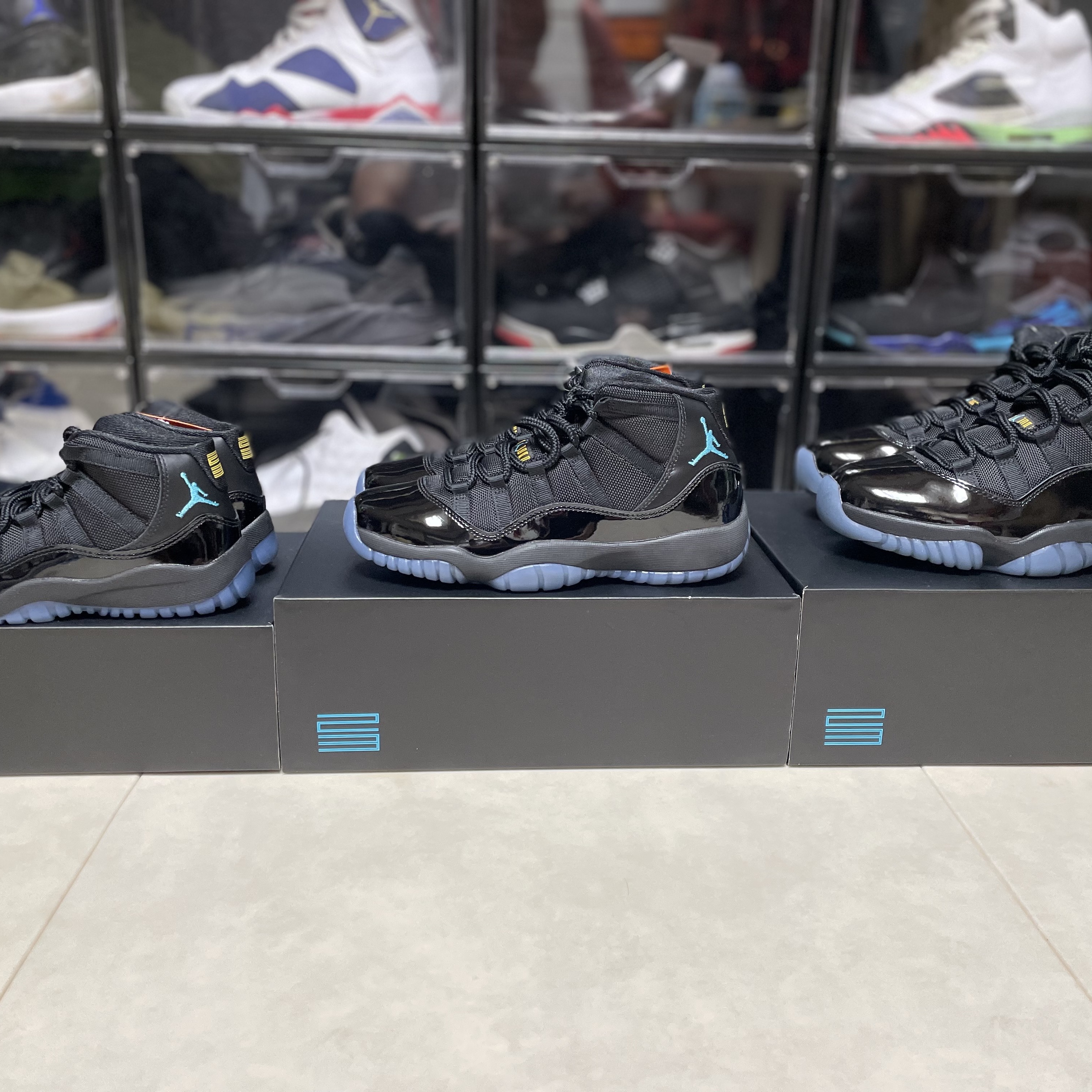 Jordan 11 Retro Gamma, (GS) Jordan 11 Retro Gamma 착용 스타일 - 1