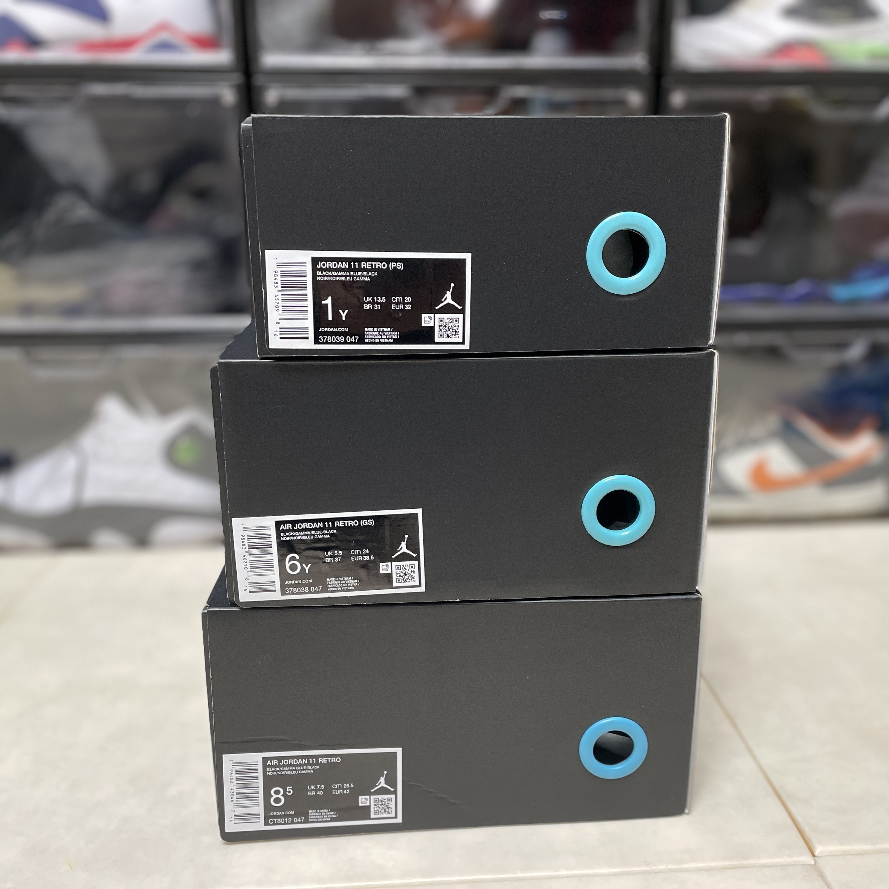 Jordan 11 Retro Gamma, (GS) Jordan 11 Retro Gamma 착용 스타일 - 5