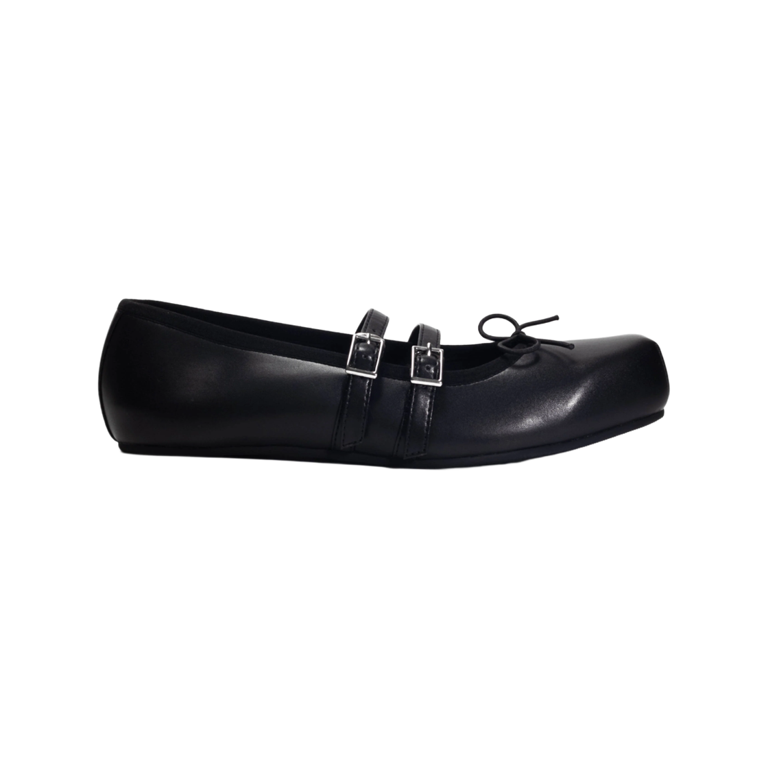 (W) 아키코아오키 지젤 플랫 블랙((W) Akikoaoki Giselle Flat Black)