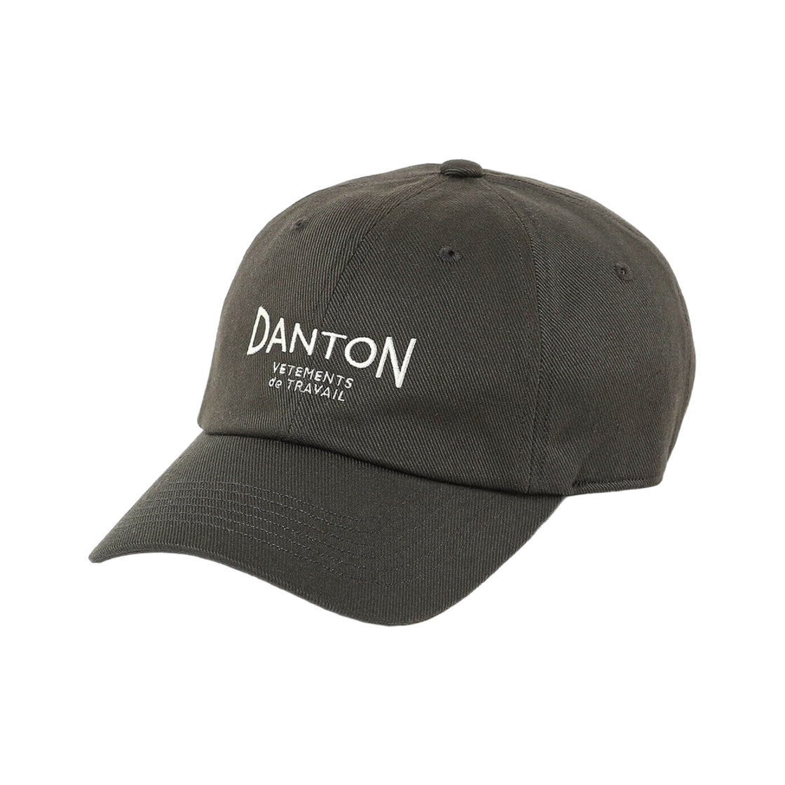 DT-H0345 Danton 6-Panel Logo Cap Khaki Grey