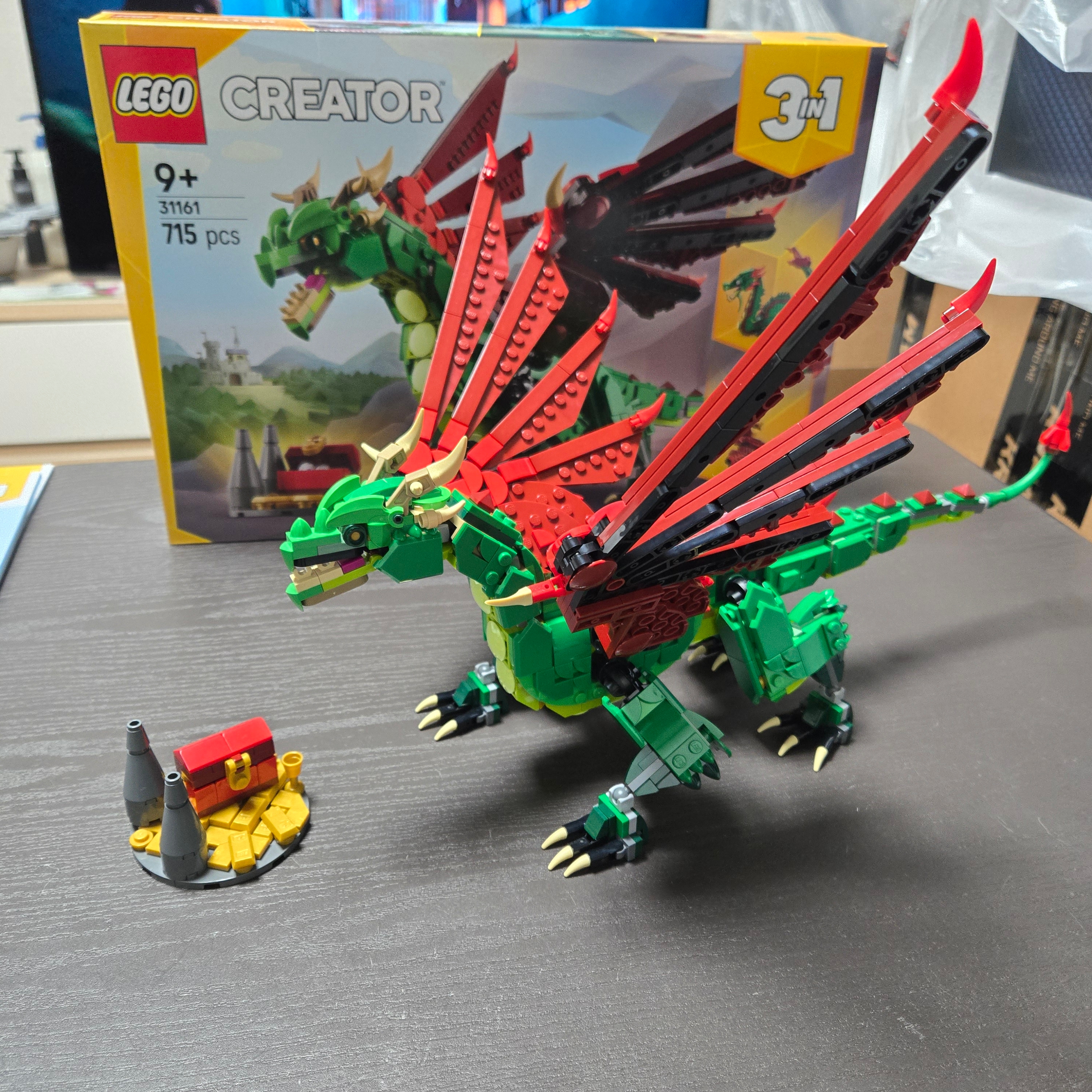 Lego Creator 3 in 1 Medieval Dragon 착용 스타일 - 1