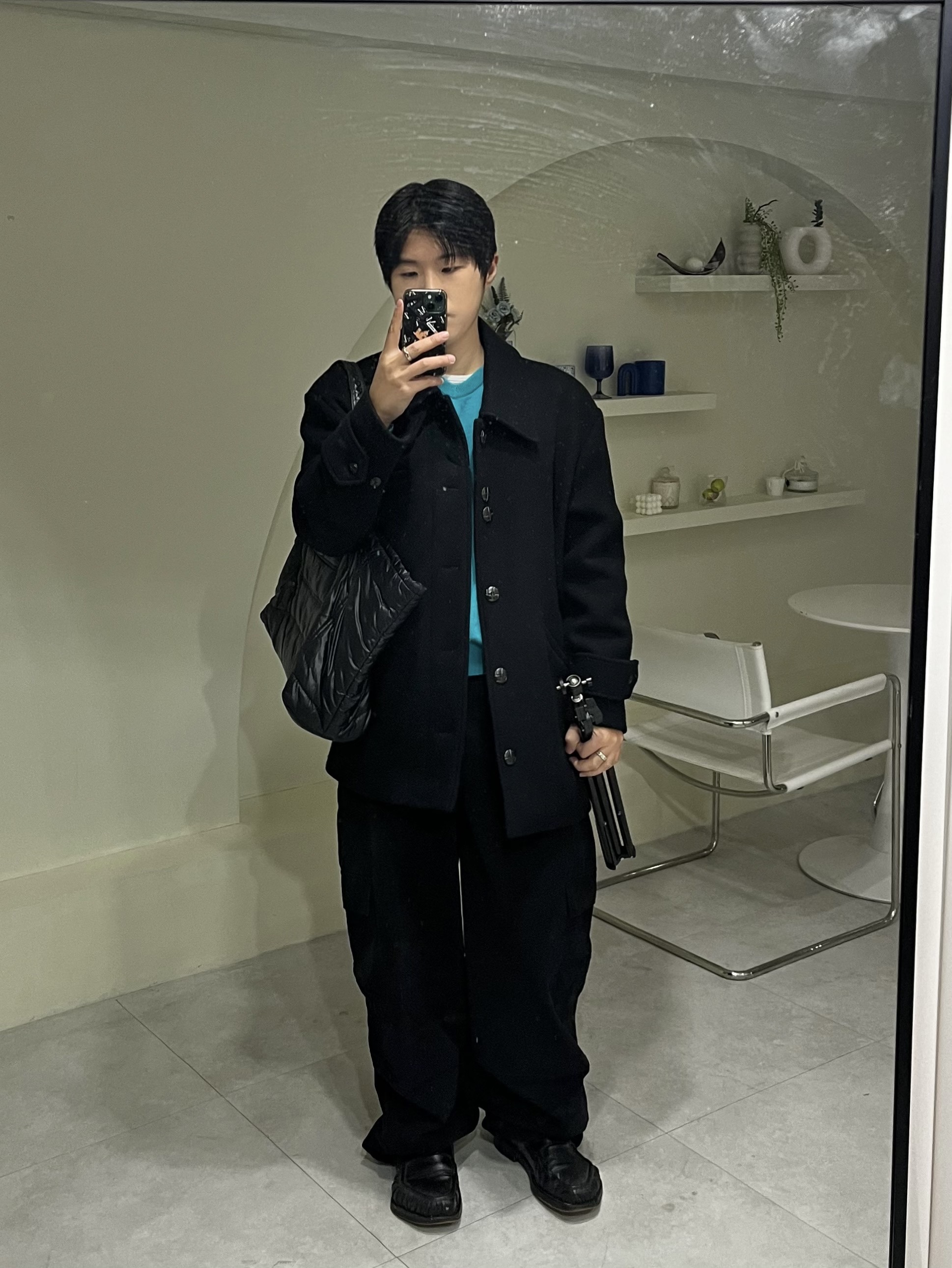 noun Washed Cargo Pants Black 착용 스타일 - 2