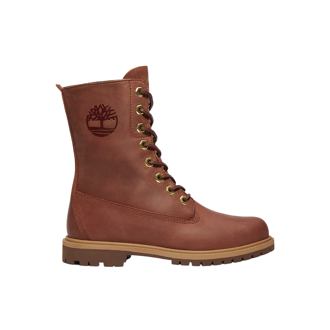 TB0A43MXEM4 (W) Timberland Premium 8 Inch Waterproof Boots Brown Full Grain - Medium