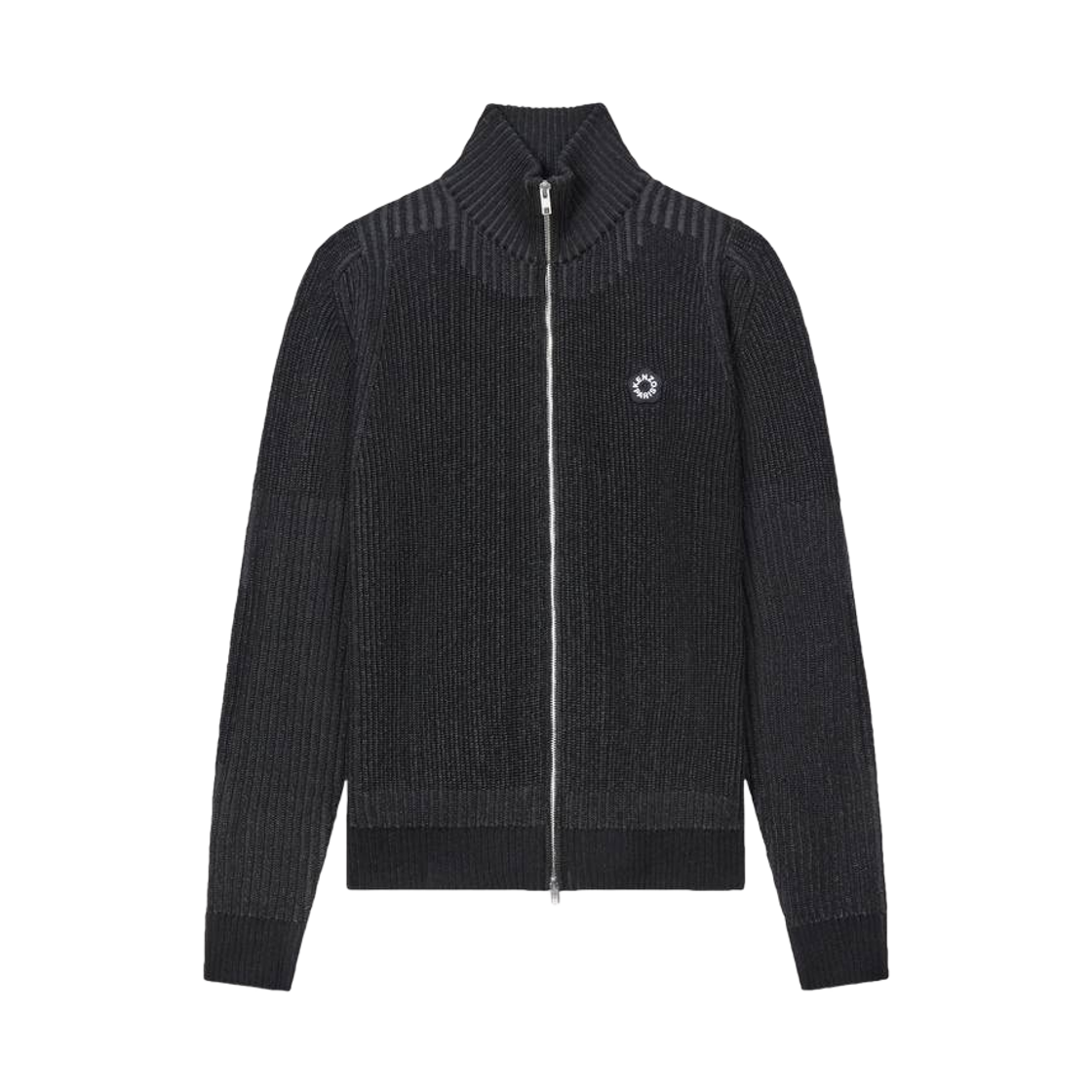 겐조 보케 플라워 2.0 자수 지퍼 코튼 울 가디건 블랙(Kenzo Boke Flower 2.0 Embroidered Zipped Cardigan in Cotton Wool Black)