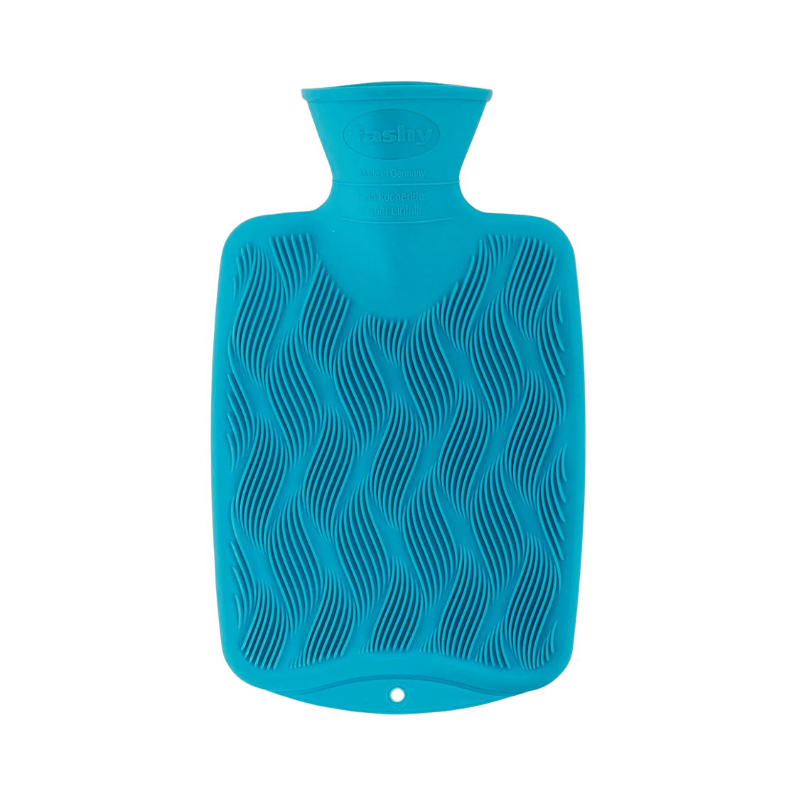 6404-59 Fashy Hot Water Bottle 0.8L with 3D Surface Blue