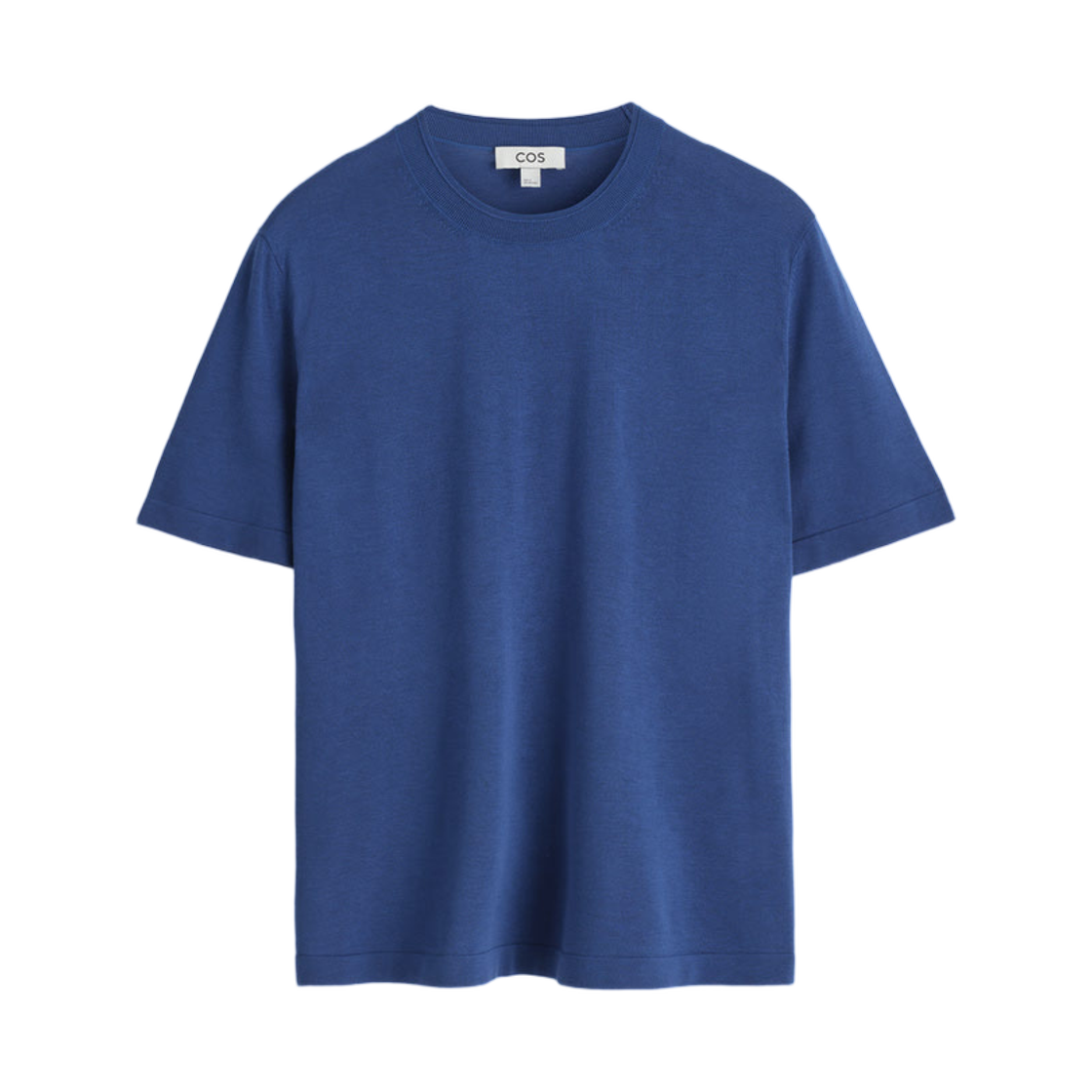 코스 슬림 니티드 실크 티셔츠 블루(COS Slim Knitted Silk T Shirt Blue) - 1
