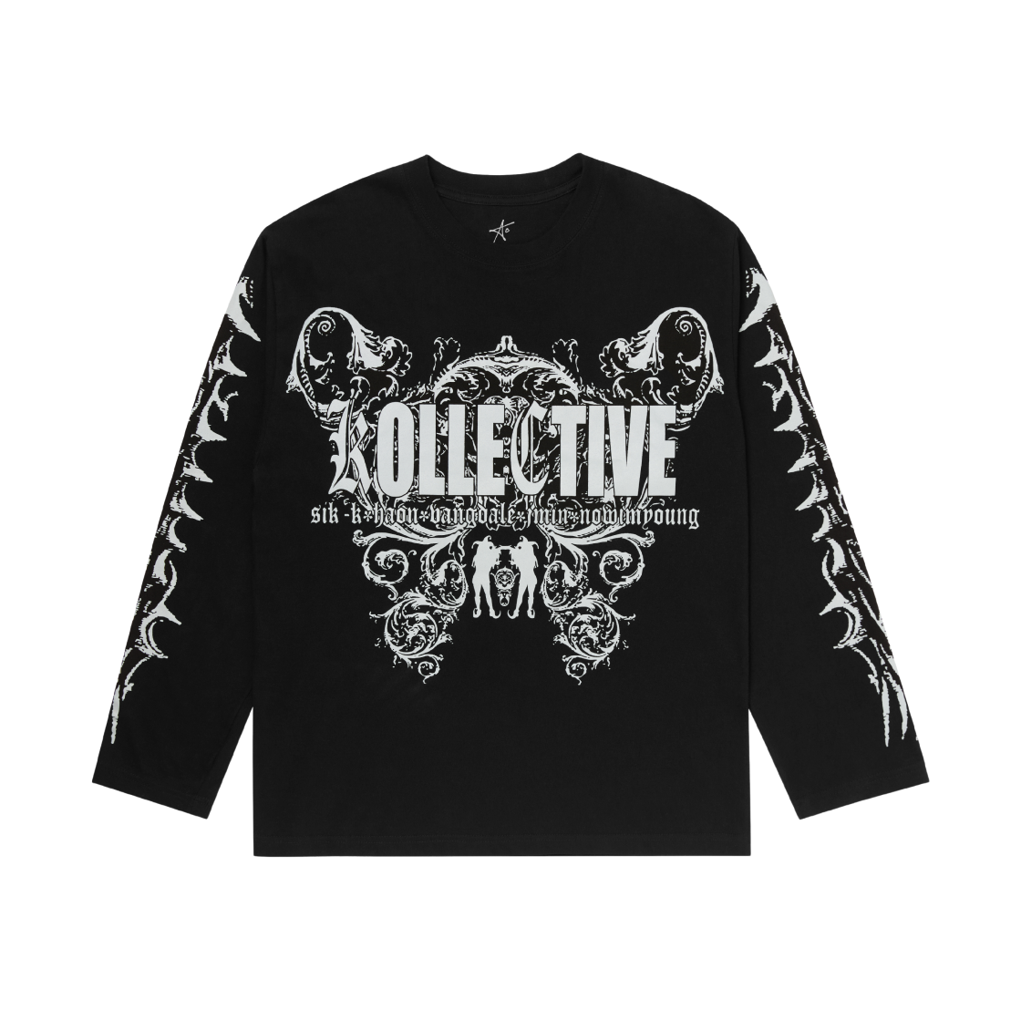콜렉티브 로고 긴소매 블랙(KOLLECTIVE LOGO LONG SLEEVE BLACK)