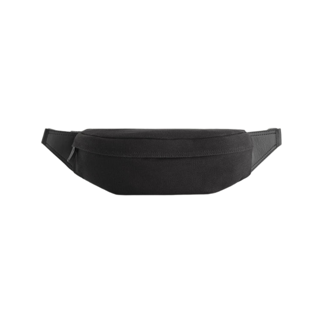 코스 레더 디테일 크로스바디 백 캔버스 블랙(COS Leather Detail Crossbody Bag Canvas Black) - 1