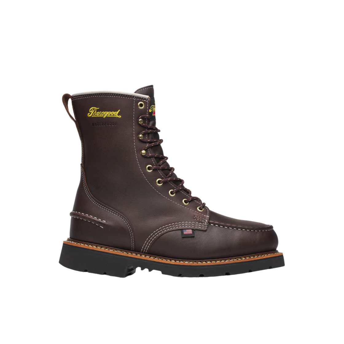 쏘로굿 1957 시리즈 플라이웨이 워터프루프 8인치 브라이어 피트스톱 - D(Thorogood 1957 Series Flyway Waterproof 8Inch Briar Pitstop - D)