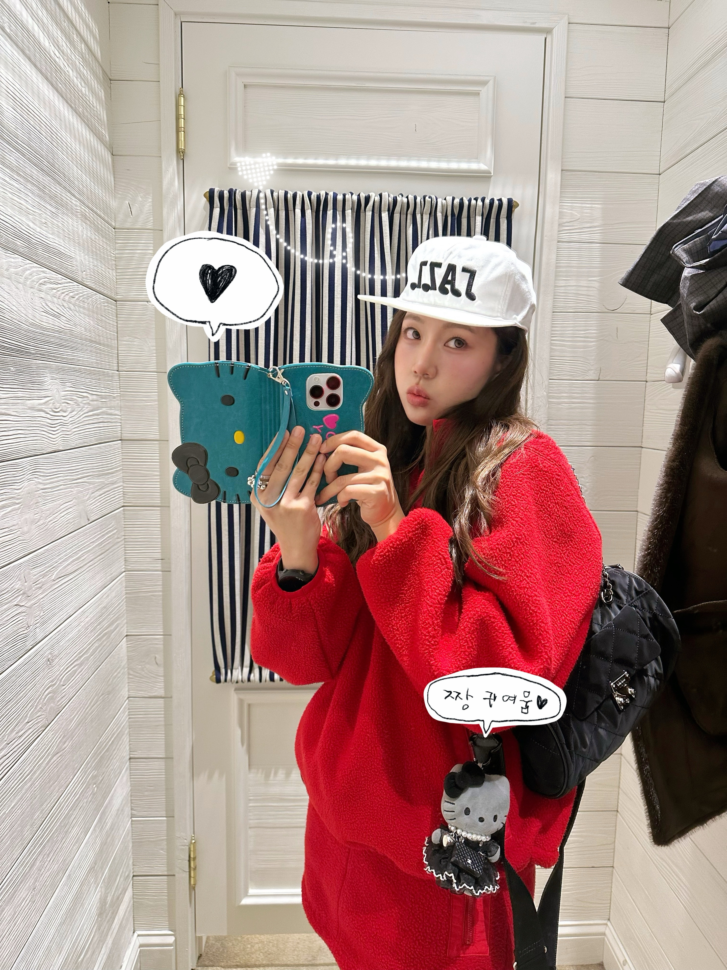 [KREAM 단독] Kikozy New Jazz Cap White 착용 스타일 - 1