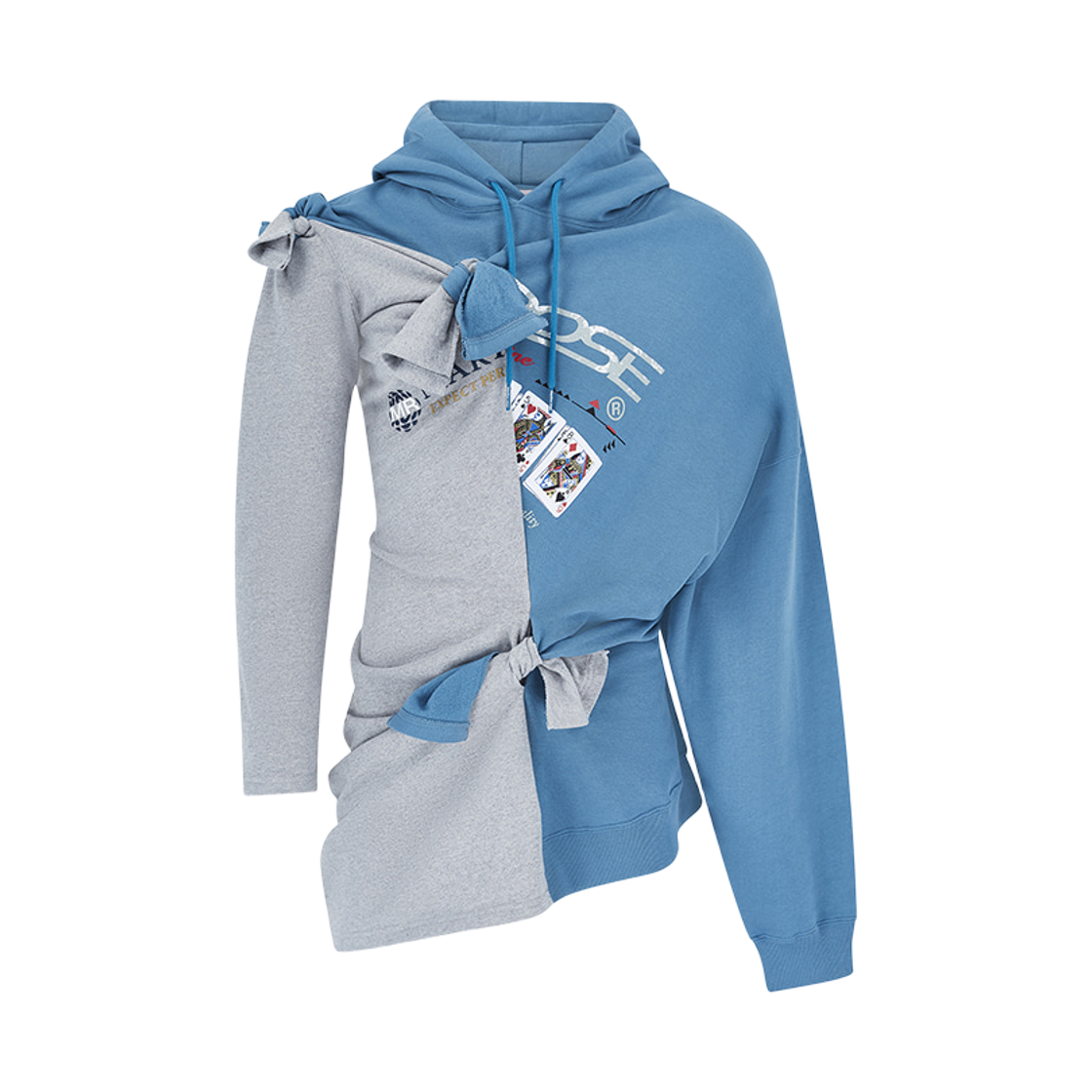 마틴 로즈 콜라주 후드 그레이(Martine Rose Collage Hoodie Grey)