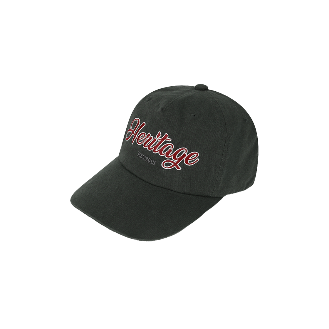 HW-BC240B/CH VERUTUM BC240B Heritage Logo Bio Washing Cap Charcoal