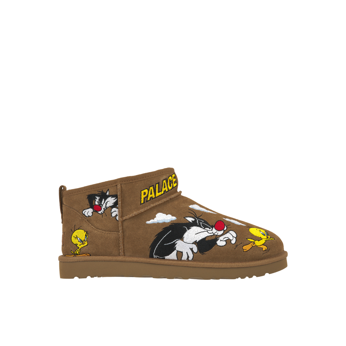 1181891-CHE UGG x Palace x Looney Tunes Ultra Mini Boot Chestnut