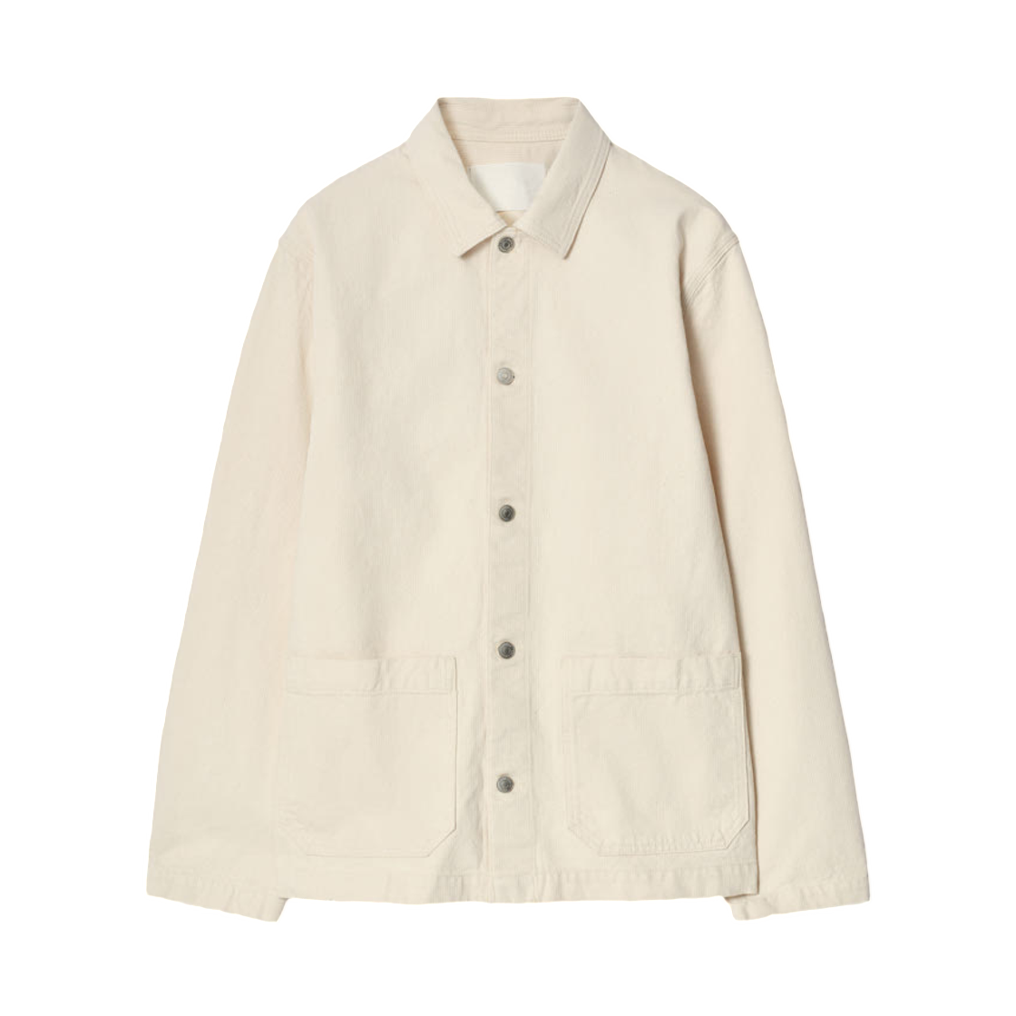 코스 릴랙스드 체인 스티치 데님 오버셔츠 에크루(COS Relaxed Chainstitched Denim Overshirt Ecru) - 1