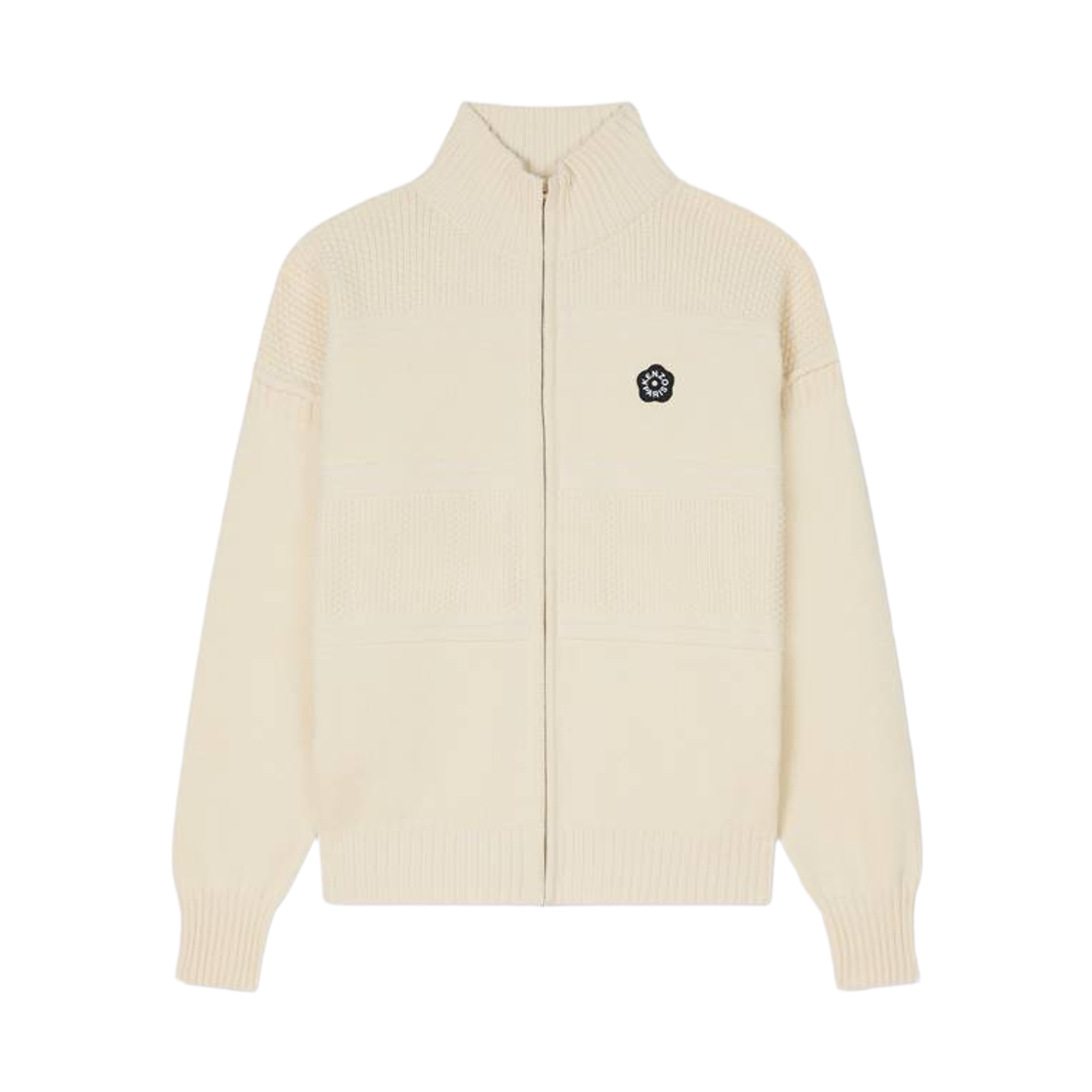 겐조 보케 플라워 2.0 자수 코튼 울 가디건 오프 화이트(Kenzo Boke Flower 2.0 Embroidered Cardigan in Cotton Wool Off White)