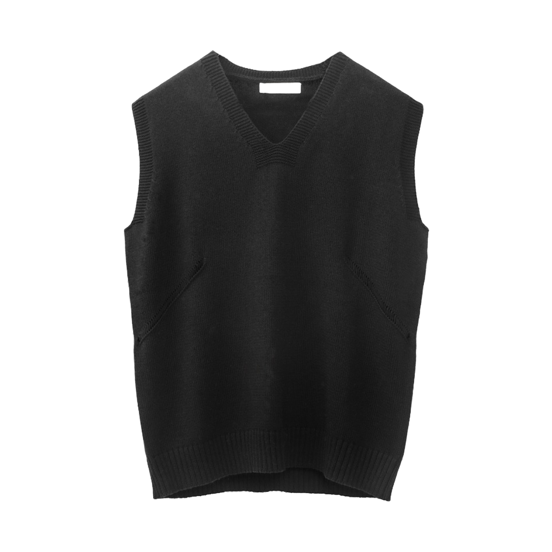 아이엘 RC 니트 베스트 블랙(Aieul Rc Knit Vest Black)