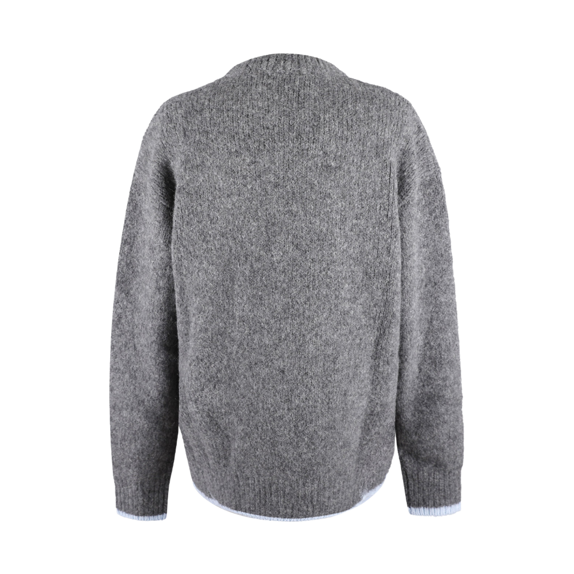 메종 키츠네 MK 패치 스웨터 그레이 멜란지(Maison Kitsune MK Patch Sweater Grey Melange) - 2