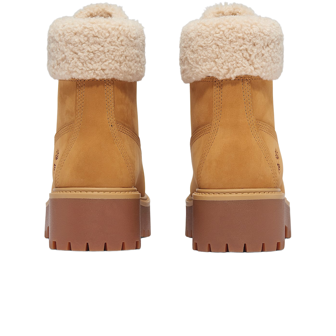 (W) 팀버랜드 스톤 스트릿 웜 라인드 워터프루프 플랫폼 부츠 위트 누벅((W) Timberland Stone Street Warm Lined Waterproof Platform Boots Wheat Nubuck) - 3