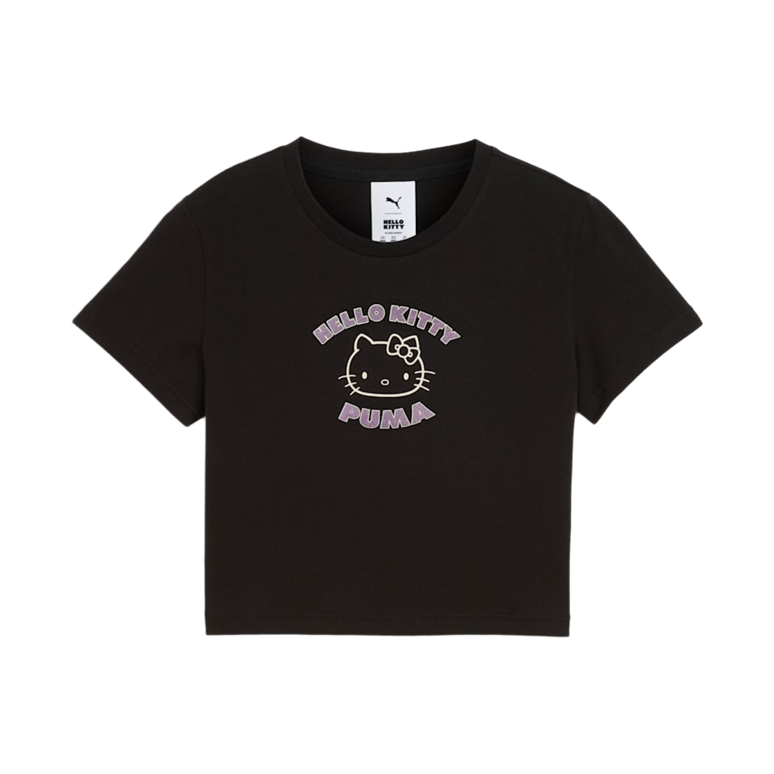 631613-01 (W) Puma x Hello Kitty and Friends Graphic Baby T-Shirt Black