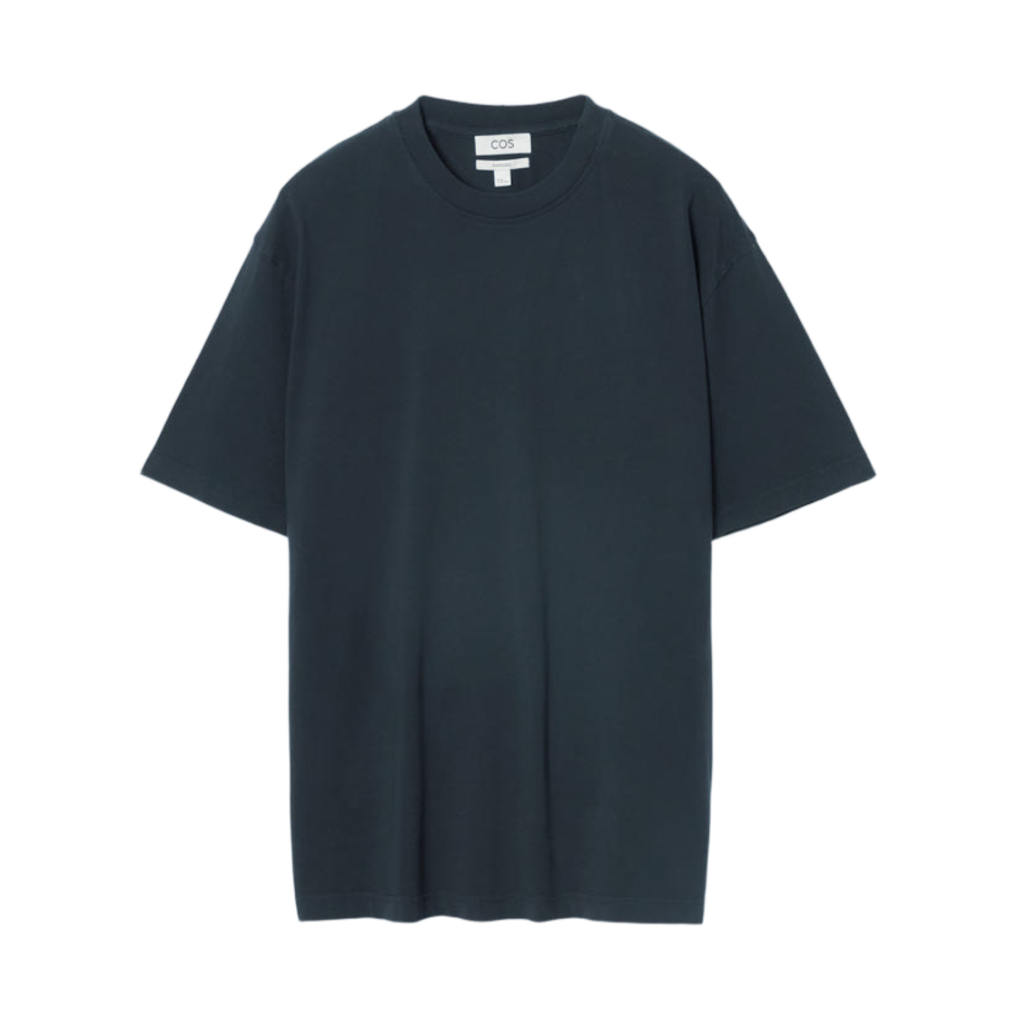 코스 오버사이즈 코튼 티셔츠 네이비(COS Oversized Cotton T Shirt Navy) - 1
