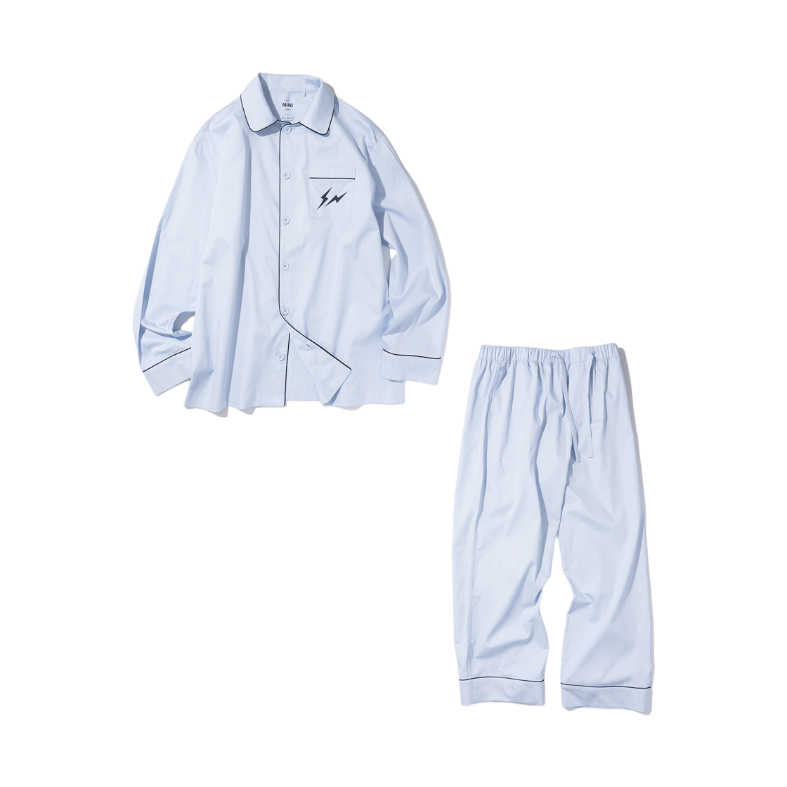 프라그먼트 미니 파자마 세트 페일 블루(Frgmt Mini Pyjama Set Pale Blue)