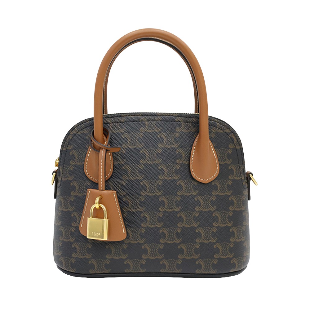 120682DNK 04LU [15%쿠폰]Celine Triomphe Shoulder Bag Tan