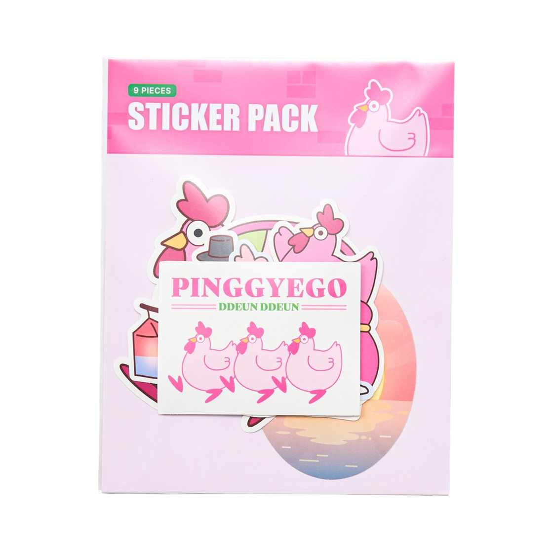 핑계고 스티커팩 (9개 세트)(Pinggyego Sticker Pack  (Set of 9)) - 1