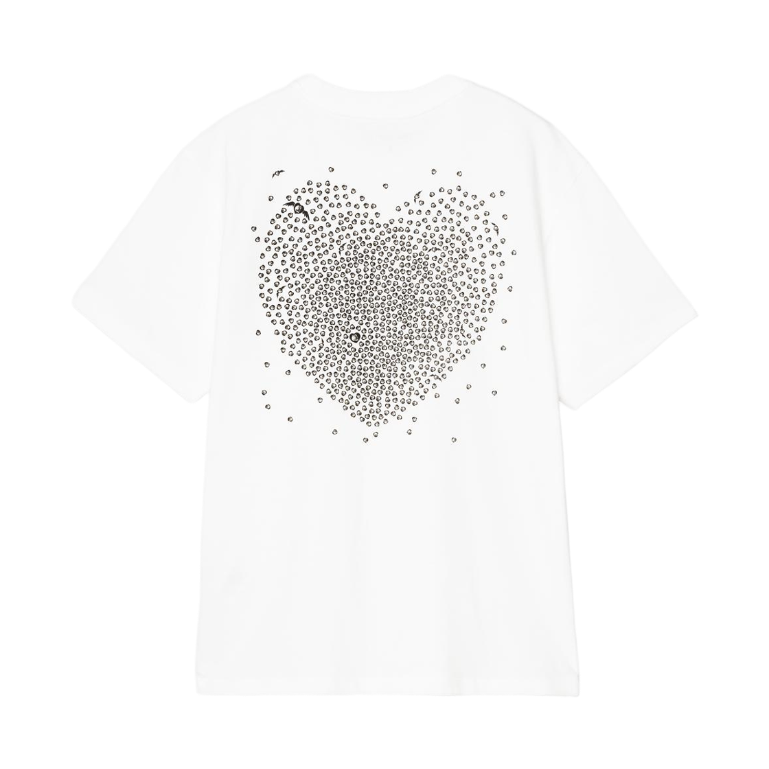 (W) 칼하트 WIP 숏슬리브 하트 오브 하트 티셔츠 화이트((W) Carhartt WIP S/S Hearts Of Hartts T-Shirt White) - 2