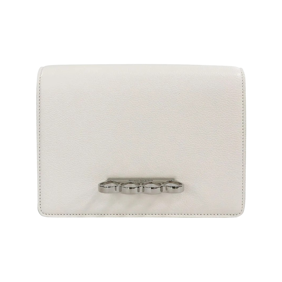 알렉산더 맥퀸 포 링 레더 숄더백 아이보리(Alexander McQueen Four Ring Leather Shoulder Bag Ivory)